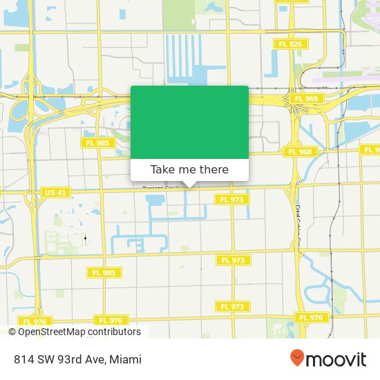 814 SW 93rd Ave map