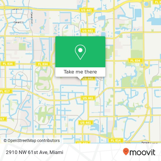 2910 NW 61st Ave map