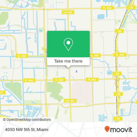 4050 NW 5th St map