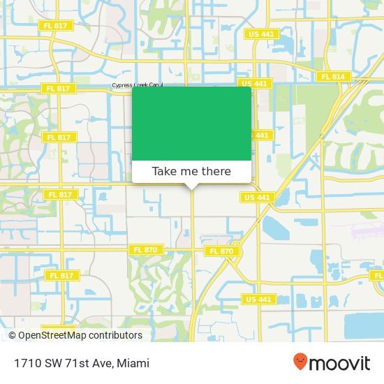 1710 SW 71st Ave map