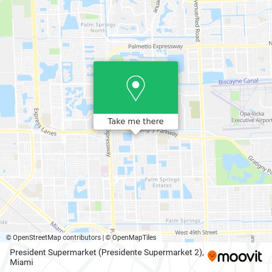 President Supermarket (Presidente Supermarket 2) map