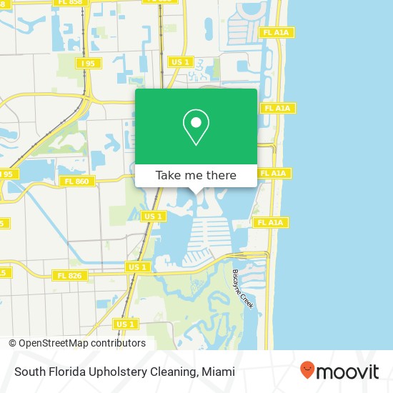 Mapa de South Florida Upholstery Cleaning