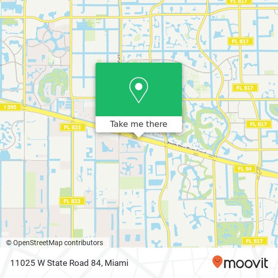 11025 W State Road 84 map