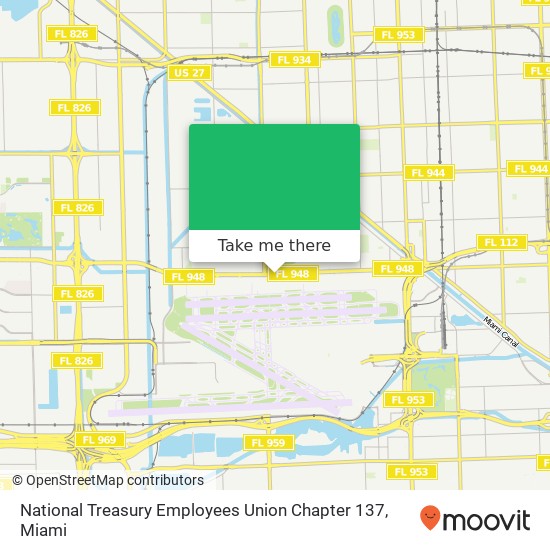 National Treasury Employees Union Chapter 137 map