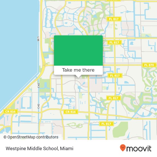 Westpine Middle School map