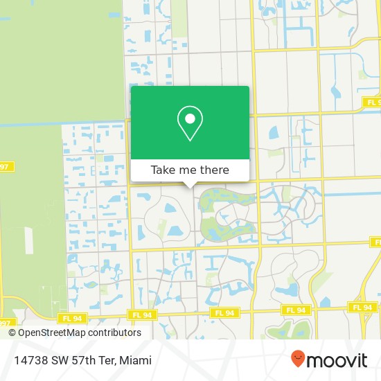 14738 SW 57th Ter map