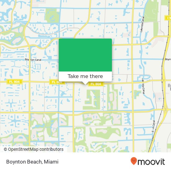 Boynton Beach map