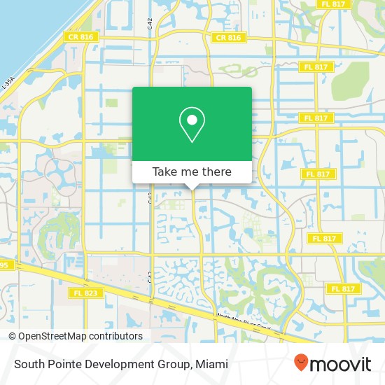 Mapa de South Pointe Development Group