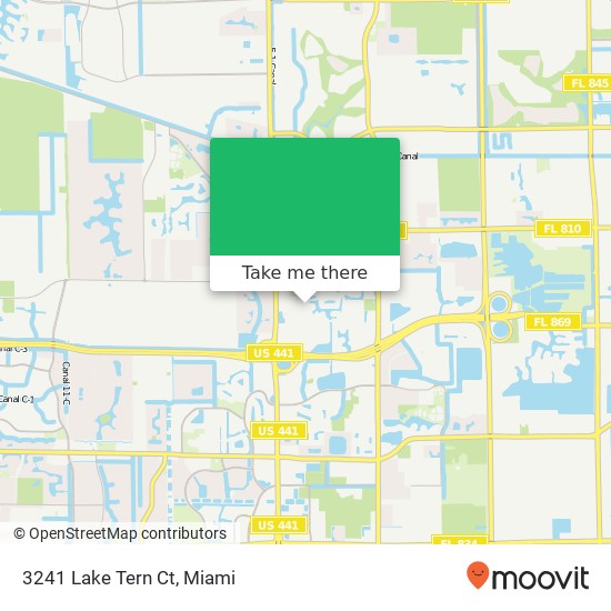 3241 Lake Tern Ct map