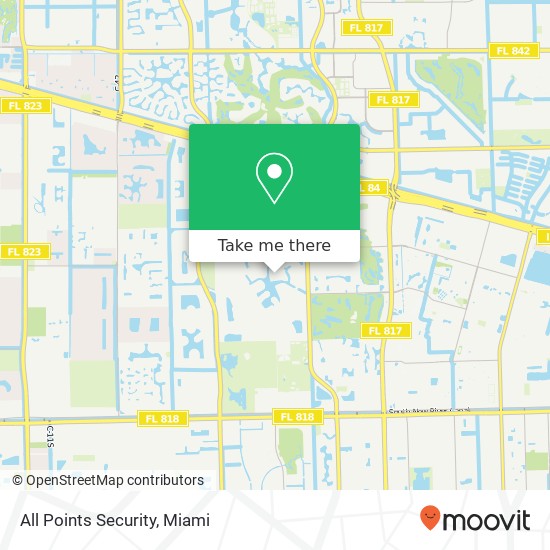 Mapa de All Points Security