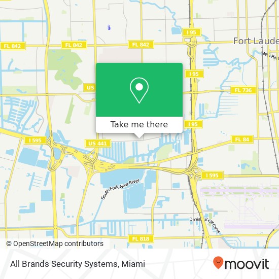 All Brands Security Systems map