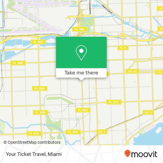 Your Ticket Travel map