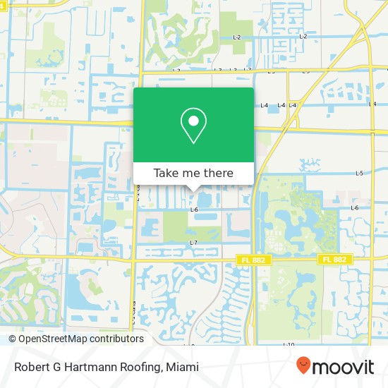 Robert G Hartmann Roofing map