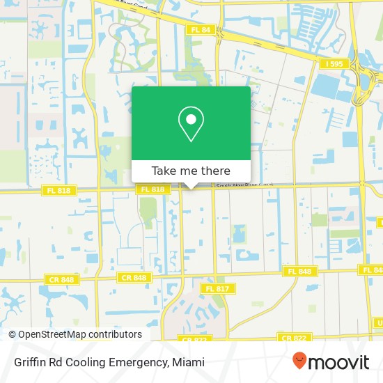 Griffin Rd Cooling Emergency map