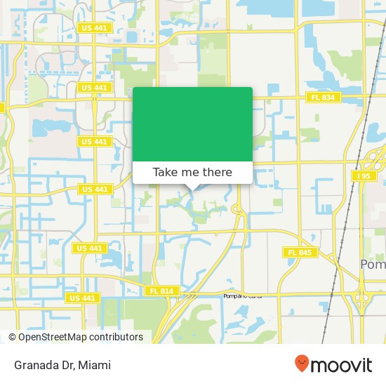 Granada Dr map