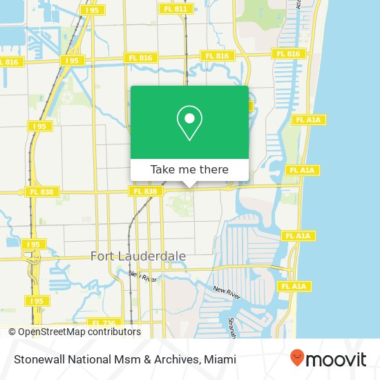 Mapa de Stonewall National Msm & Archives