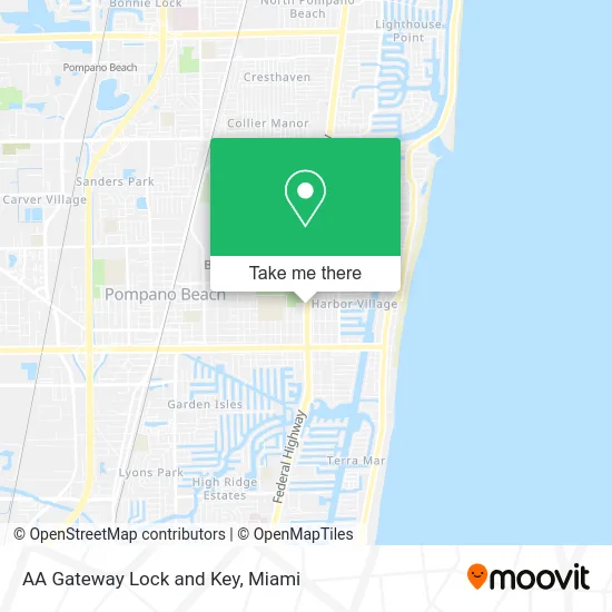 AA Gateway Lock and Key map