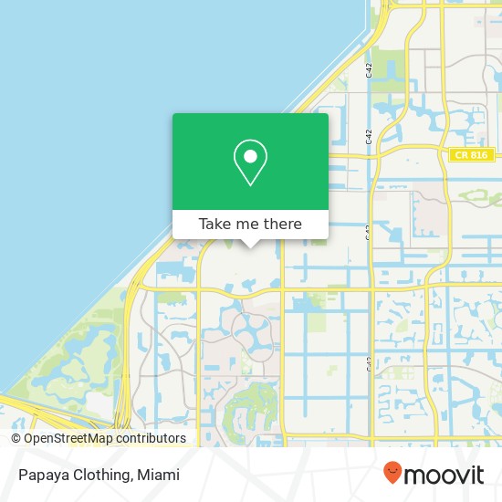 Mapa de Papaya Clothing