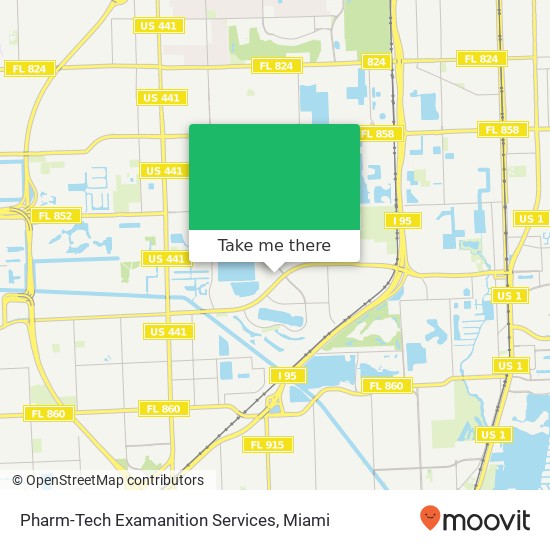 Mapa de Pharm-Tech Examanition Services