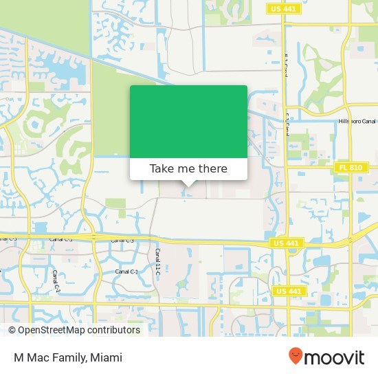 M Mac Family map