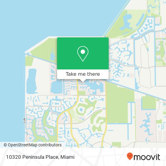 10320 Peninsula Place map