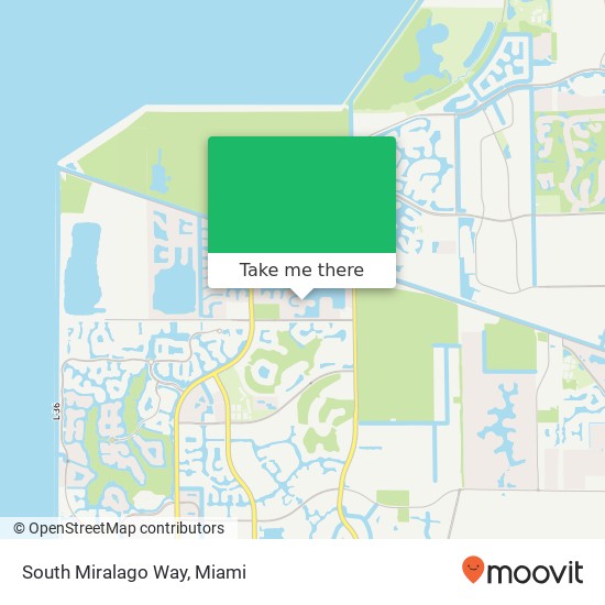 South Miralago Way map