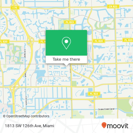 1813 SW 126th Ave map
