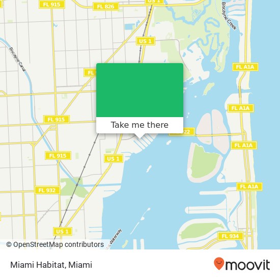 Miami Habitat map