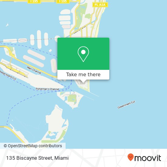 Mapa de 135 Biscayne Street