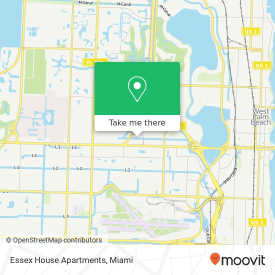 Essex House Apartments map