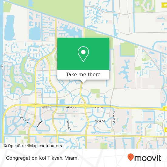 Mapa de Congregation Kol Tikvah