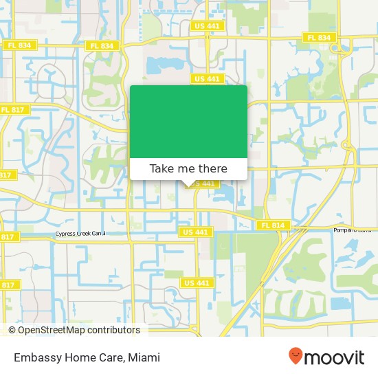 Embassy Home Care map