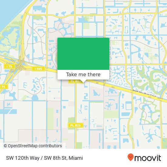 Mapa de SW 120th Way / SW 8th St