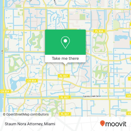 Staum Nora Attorney map