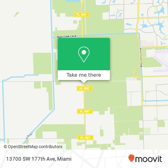 Mapa de 13700 SW 177th Ave