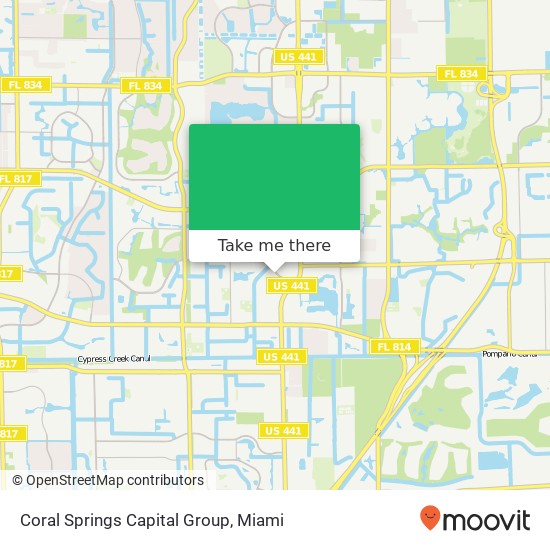 Mapa de Coral Springs Capital Group