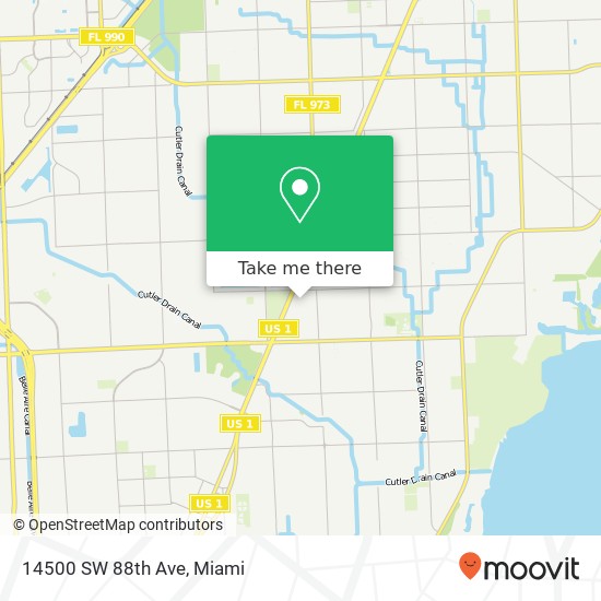 14500 SW 88th Ave map