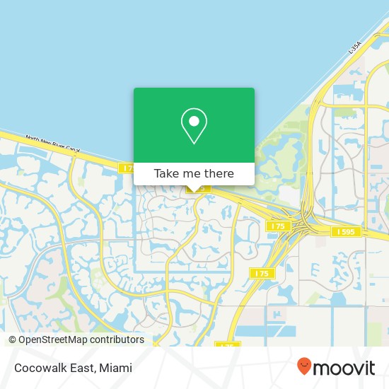 Mapa de Cocowalk East