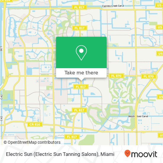 Mapa de Electric Sun (Electric Sun Tanning Salons)