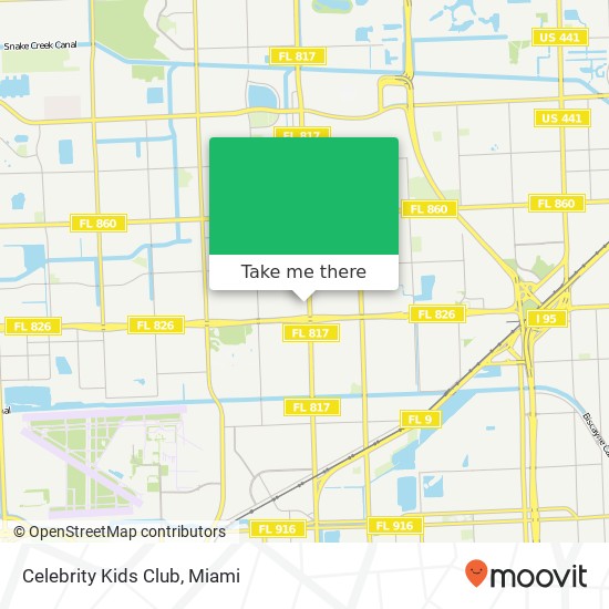 Celebrity Kids Club map
