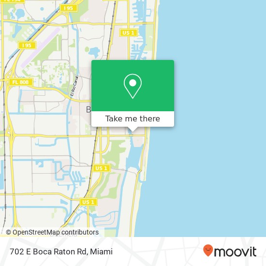 702 E Boca Raton Rd map