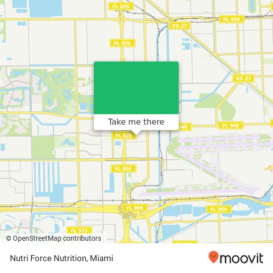 Nutri Force Nutrition map