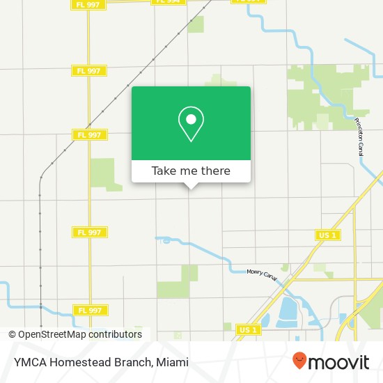 Mapa de YMCA Homestead Branch