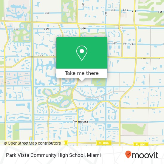 Park Vista Community High School map