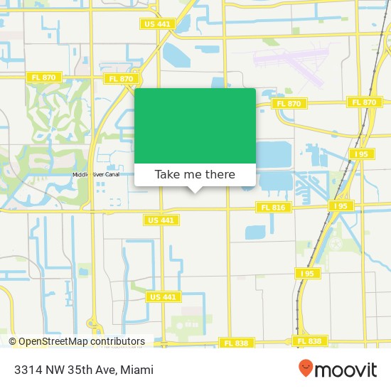 3314 NW 35th Ave map