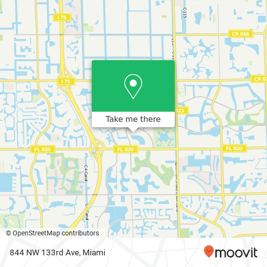 844 NW 133rd Ave map