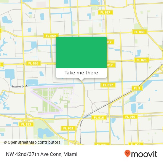 NW 42nd/37th Ave Conn map