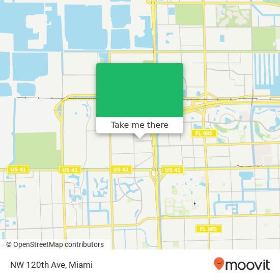 NW 120th Ave map