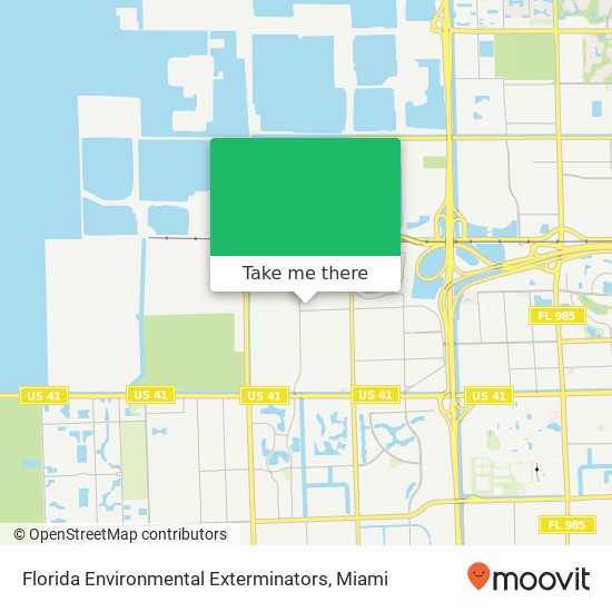 Florida Environmental Exterminators map
