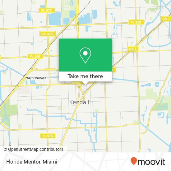 Mapa de Florida Mentor